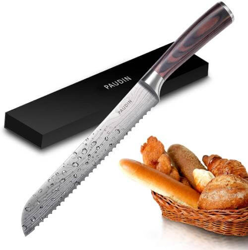 paudin ultra sharp bread knife