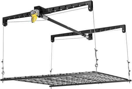 racor ceiling storage lift with 250 lbs capacity
