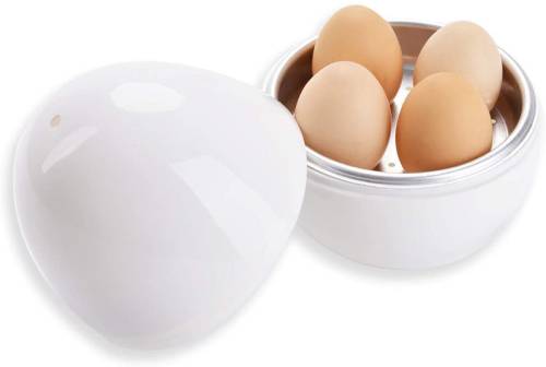 Coxeer Egg Microwave Cooker for 4 Eggs