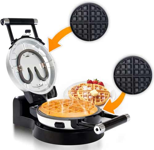 secura automatic 360 rotating waffle maker
