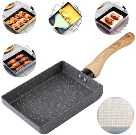 non stick frying pan with lid