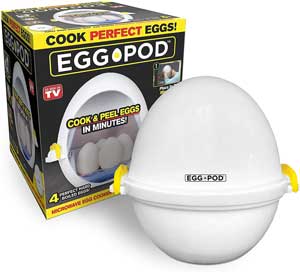 eggpod best small hard boiled egg cooker